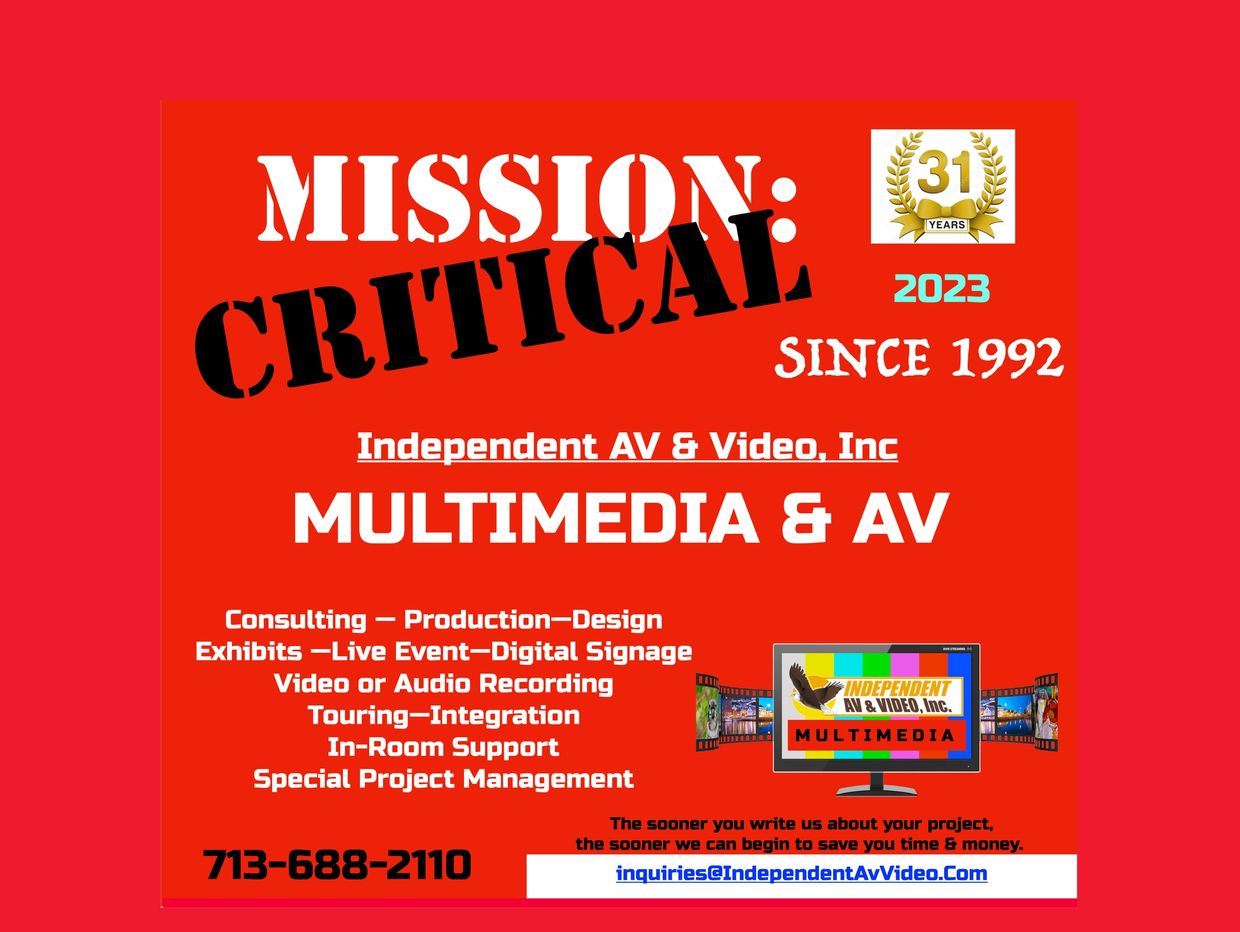 Independent AV & Video,Inc. - Audio Visual Production Services, Audio ...